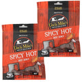 Uncle Mike's Beef Jerky Snacks - Gluten Free 2 Bags Tasty Spicy Hot Flavor
