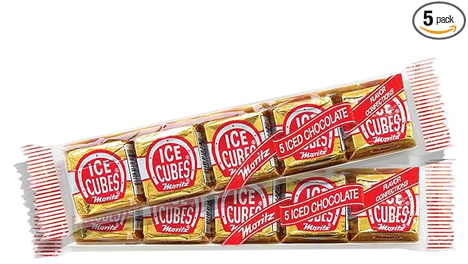 Albert's Ice Cubes Chocolate Candy 5 Pack - 12 Count Pack