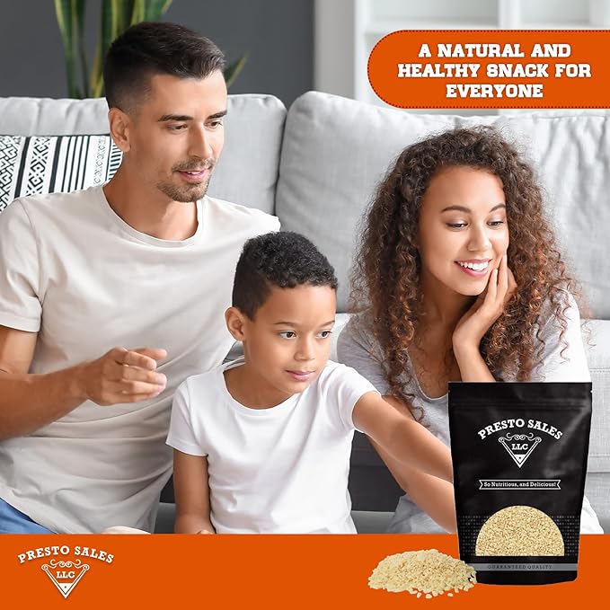 Macadamia nuts Fresh Raw Chopped | Great for decorations | KETO friendly Vegan Alternative Low-carb packed in a resealable pouch bag of 1 lbs. (16 oz.) by Presto Sales LLC