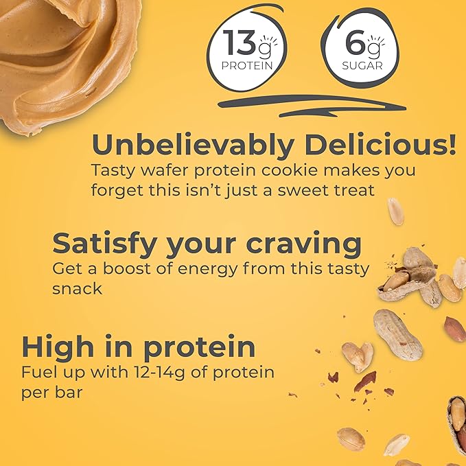 Power Crunch Protein Wafer Bars Peanut Butter Crème 1.4 Ounce &amp Protein Wafer Bars Strawberry Crème 1.4 Ounce &amp Protein Wafer Bars French Vanilla Creme 1.4 Ounce