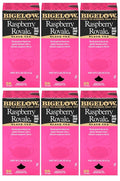Bigelow Raspberry Royale Tea Bags 28-Count Boxes (Pack of 6) Black Tea Bags All Natural Gluten Free Rich in Antioxidants