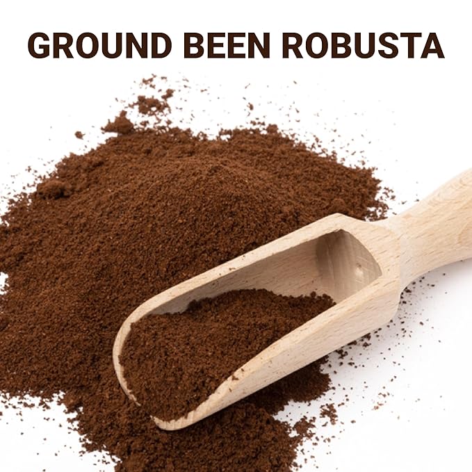 doanhdang - 17.6 Oz Premium Robusta Ground Bean Coffee 100% Robusta Medium Roast Rich Flavor for Espresso Shot and Brew Origin from Vietnam Ground Med Roast Beans
