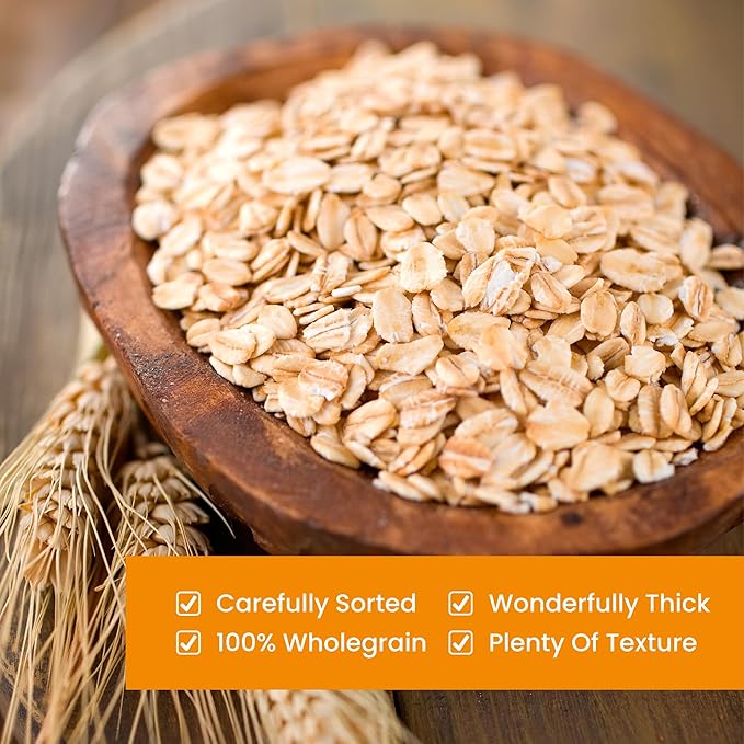 Mornflake Jumbo Oats 4x 3kg 100% Wholegrain Rolled Oats All Natural Ingredients High In Fibre. Perfect For Breakfast Porridge Oats Overnight Oats &amp Flapjacks. Suitable For Vegan Diet