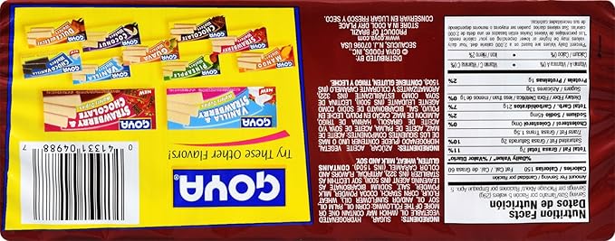 Goya Foods Chocolate &amp Vanilla Wafers 4.9 Ounce (Pack of 24)