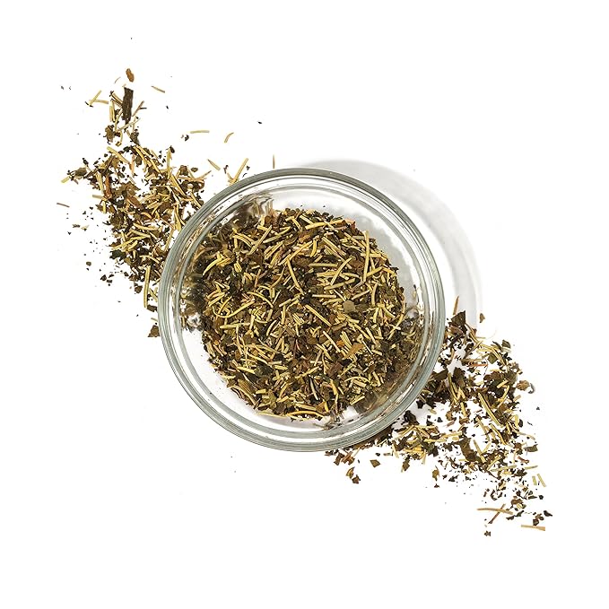 Brain Power Herbal Tea by Mindful Moon – Focus &amp Memory Support Blend with Ginkgo Nettle &amp Rosemary – Caffeine-Free Loose Leaf (Large)