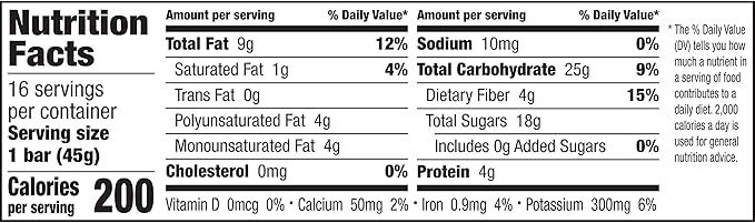 Larabar Apple Pie Gluten Free Vegan Fruit &amp Nut Bar 1.6 oz Bars 16 Ct