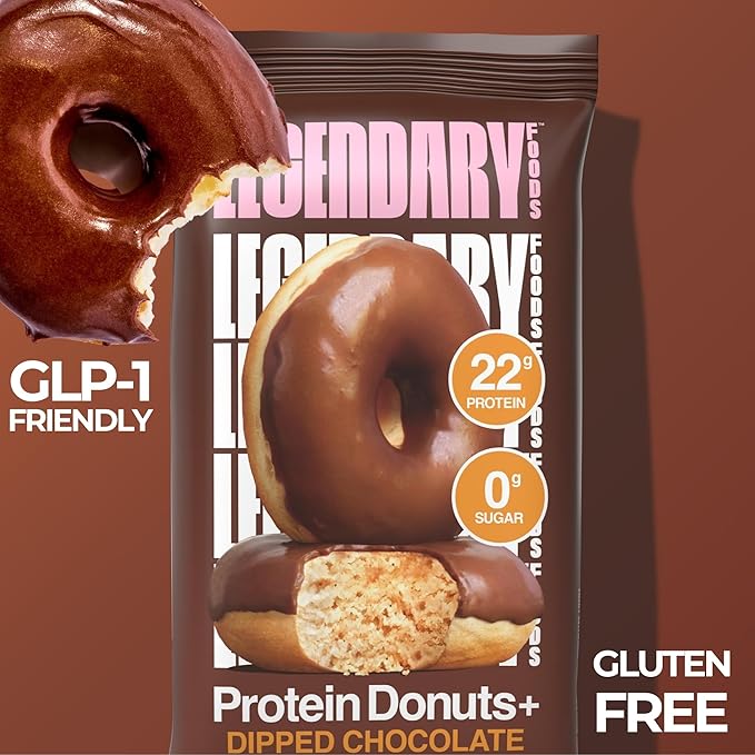 Legendary Foods 22 g Protein Pastry and Roll Bundle 26 Pack - Low Carb Meal Replacement Bar - Gluten Free Protien Snacks - Healthy Keto Snack Box - Low Sugar Energy Bars - Bariatric Diabetic Friendly