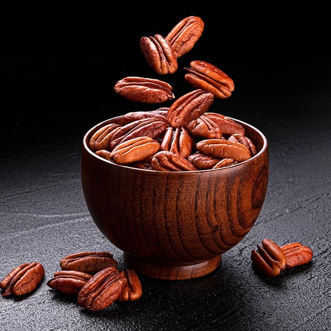 We Got Nuts Unsalted Raw Pecans for Cooking Baking &amp Snacking Vegan Protein Keto Snack Gluten Free Kosher Certified (3 Pound (Pack of 1))
