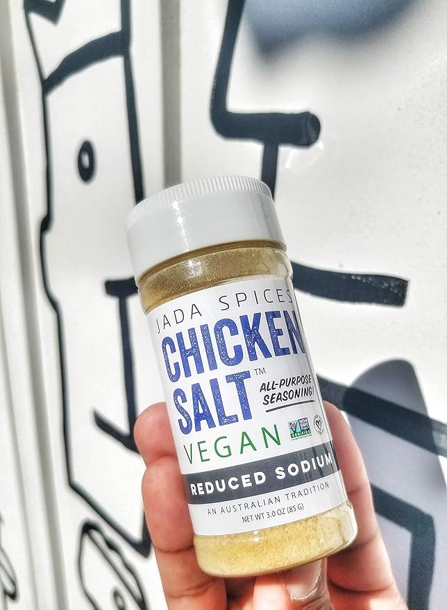 JADA Spices Chicken Salt Spice and Seasoning - Reduced Sodium Flavor 3PACK - Vegan Keto &amp Paleo Friendly - Perfect for Cooking BBQ Grilling Rubs Popcorn and more - Preservative &amp Additive