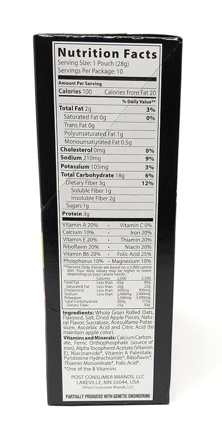 Better Oats Bundle: (1) Apples &amp Cinnamon 9.8oz (1) Maple and Brown Sugar 9.8oz (2 Boxes Total)