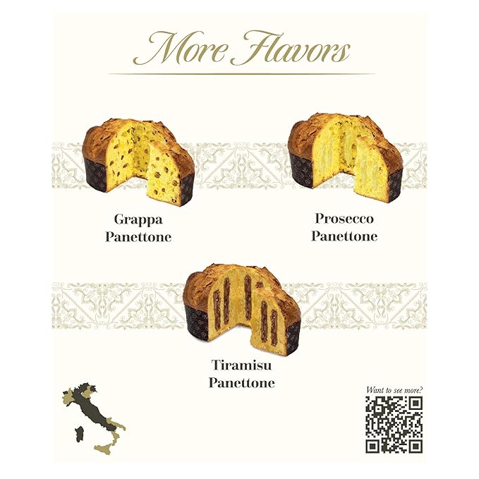Giusto Sapore Authentic Italian Panettone Filled with Limoncello Cream - New and Imported from Italy Family Owned - 28.21 oz