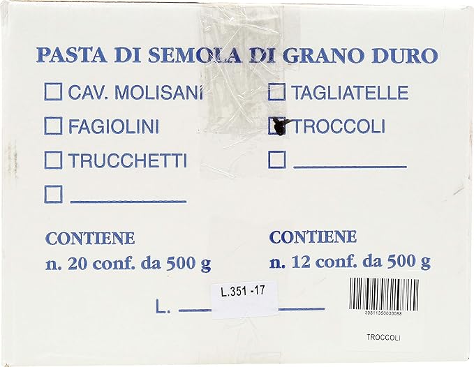 Camp'Oro Le Regionali Troccoli Pasta Pack of 12 (16 Ounce) Bag