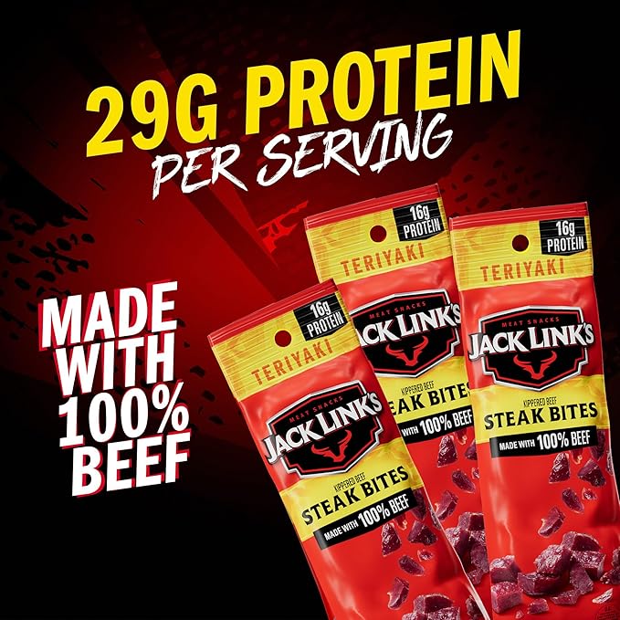 Frito Lay Jack Link's Steak Bites Variety Pack (Pack of 8)