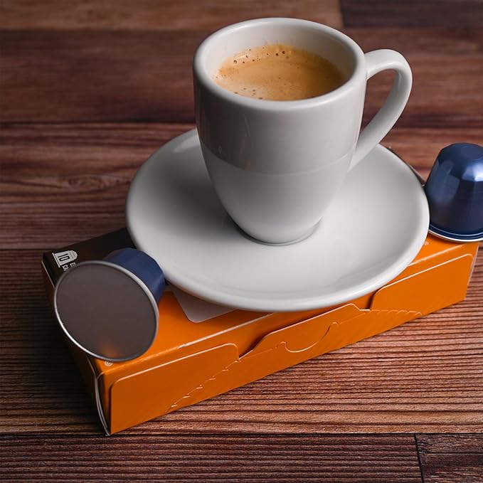 Fresh Roasted Coffee Espresso Pods for Nespresso OriginalLine Sumatra Water Process Decaf 60 Recyclable Aluminum Capsules