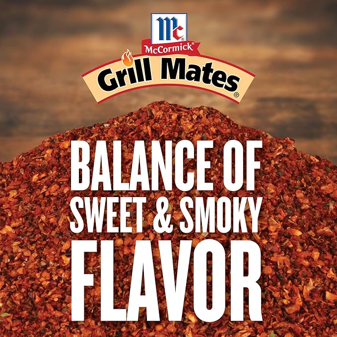 McCormick Grill Mates Mesquite Seasoning 24 oz (Pack of 6) - Six 24 Ounce Containers of Mesquite BBQ Spice Versatile Use in Marinades Meats Dressings and More
