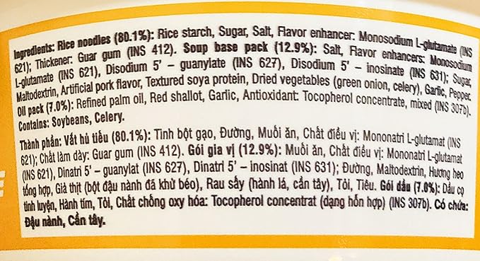 Instant Rice Noodles Phnom Penh Style Bowl2.4 Oz4 Bowls