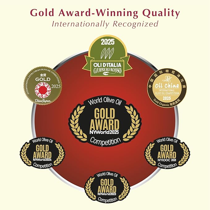 Laudemio Volmiano – Organic Tuscan Extra Virgin Olive Oil 900+ mg/kg High-Polyphenol Italian EVOO 2025 NYIOOC Gold Award Early Harvest Cold Extracted Lab Tested Pesticide-Free Premium Gift Box