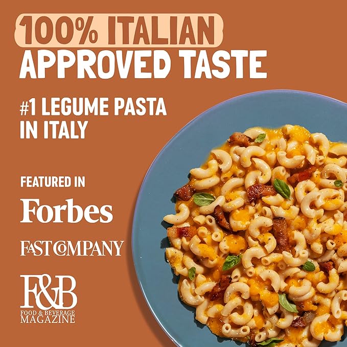 Felicia Gluten Free Pasta Brown Rice Elbows 10G Protein per Serving Organic Whole Grain Noodles Made With 100% Brown Rice Designed in Italy Plant Based Non GMO 12 Oz 6 Boxes