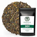 Elephantal Wellness Premium Joy Herbal Tea | Mood &amp Emotional Balance Support with St. John’s Wort Kava Ginkgo &amp Lavender | Handmade Non-GMO Caffeine-Free Loose Leaf Blend 2oz 20 Serving