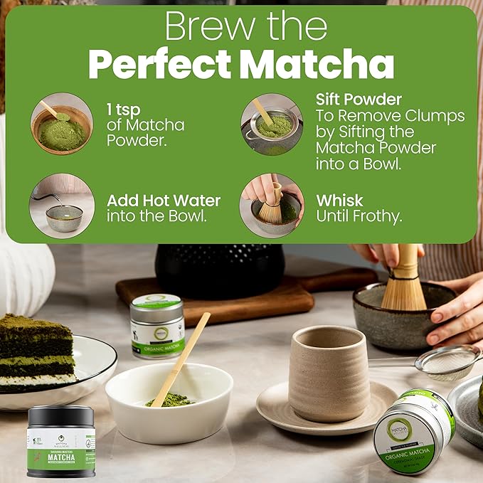 Matcha Wellness - TAKARAMONO Ceremonial Grade Matcha - Premium Japanese First Harvest Stone-Ground Matcha Green Tea Powder from Shizuoka Smooth Umami for Tea Ceremony Latte &amp Daily Wellness