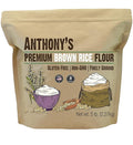 Anthony's Brown Rice Flour 5 lb Gluten Free Non GMO Product of USA Vegan