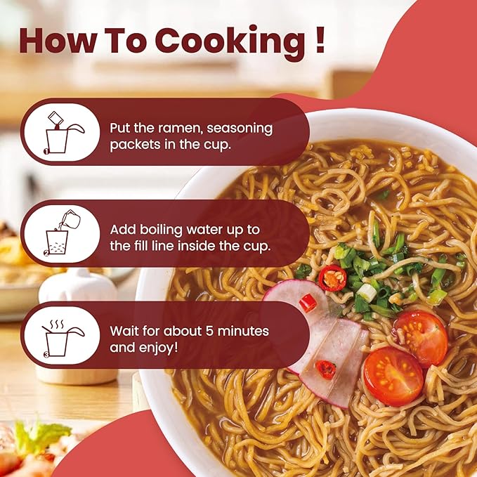 Hethstia High-Protein Ramen Cups &amp Konjac Shirataki Noodle Soup Cups 14 Pack – Pho Spicy Tom Yum Red Curry &amp Laksa Plant-Based Ready-to-Eat Meals