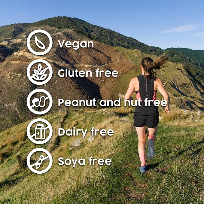 Krono Nutrition Energy Bar - Made with Natural Ingredients - Vegan - Gluten Free - Nuts Free - Soy Free - 50 gram per bars - 12 bars per box (12 count Strawberry &amp Pineapple)