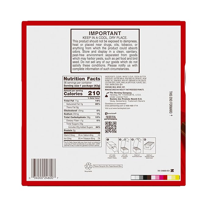 KIT KAT Milk Chocolate Wafer Candy Bars 1.5 oz (36 Count)