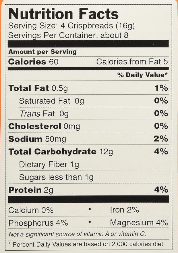 Le Pain Crispbread 100% Organic Quinoa 4.41 Oz - Pack of 6