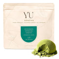Yu Tea Organic Sencha Green Tea Powder 100 Servings | Rich in Antioxidants EGCG &amp L-Theanine | Pure Japanese First Harvest Leaf | Low Caffeine &amp Unsweetened | Resealable Pouch 2.65 oz