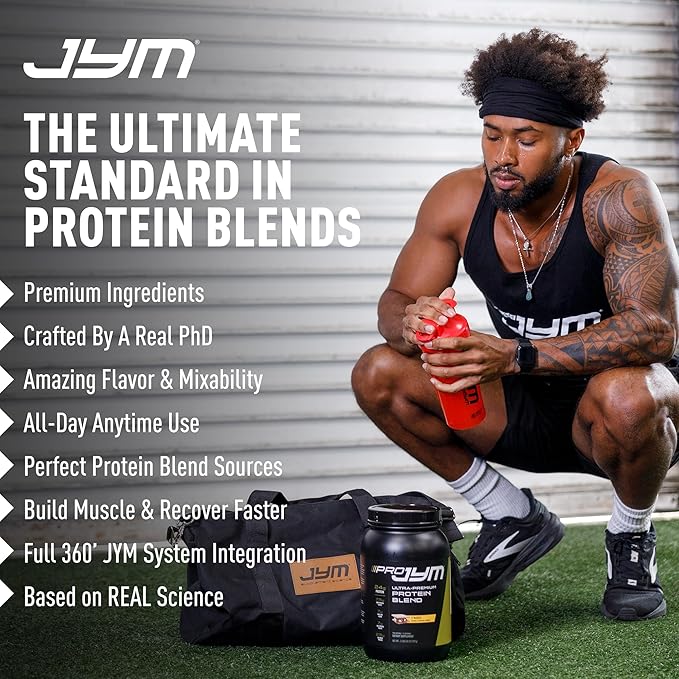 Pro JYM Rocky Road Protein Powder - Whey Protein Isolates Casein &amp Milk Protein Lean Muscle Building for Men &amp Women JYM Supplement Science 45 Servings