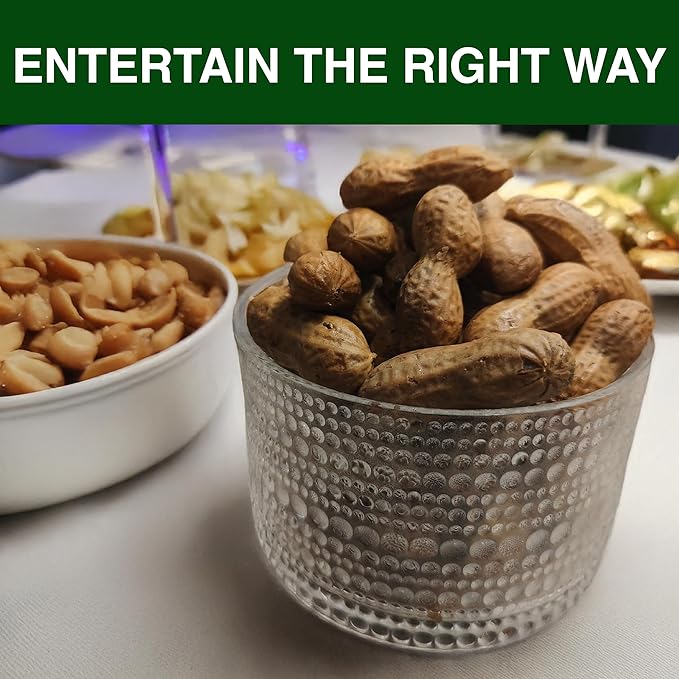 Boiled Peanuts Kit | Contains Premium In Shell Peanuts Salt and a Unique Seasoning Blend in a Muslin Cooking Bag | 6 Kits of Garlic Onion Flavor