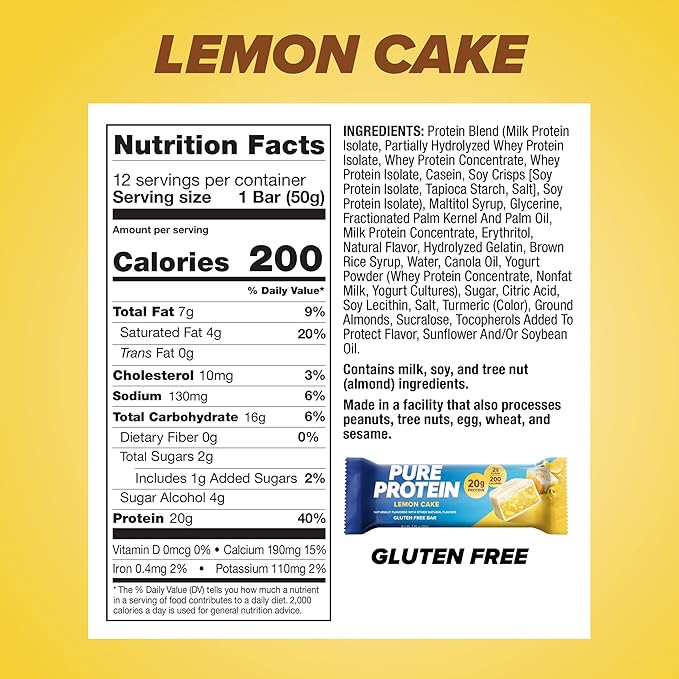 Pure Protein Bars High Protein Nutritious Snacks to Support Energy &amp Bars High Protein Nutritious Snacks to Support Energy