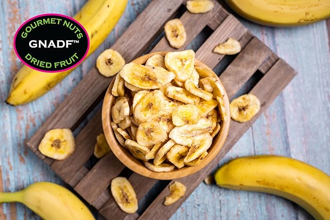 GNADF | Sweetened Banana Chips | Available in 5 10 25 Lb. sizes | Gourmet Nuts And Dried Fruit | (10 lbs)