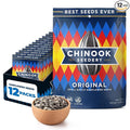 Chinook Seedery Sunflower Seeds to Eat — Jumbo Flavored Roasted Low Sodium Snacks — Keto Friendly Gluten-Free Non-GMO — Original Flavor 4 oz (12-Pack)
