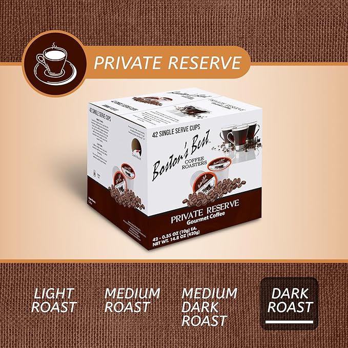Boston's Best Single Serve K-Cup Coffee Private Reserve 42 Count (Compatible with 2.0 Keurig Brewers)