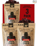 Righteous Felon Air Dried Biltong Beef Snack | KETO and PALEO | Gluten Free + High Protein | Hormone Free All Natural Biltong with No Artificial Flavors Antibiotics or Preservatives - 3 Pack