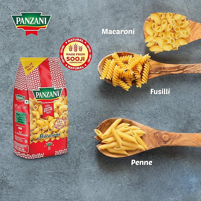 METREY Express Macaroni Pasta 3 x 400 g (Pack of 3)