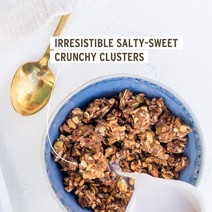Purely Elizabeth Vanilla Almond Butter Keto Granola with MCT Oil Grain-Free (6 Ct 48oz Bulk)