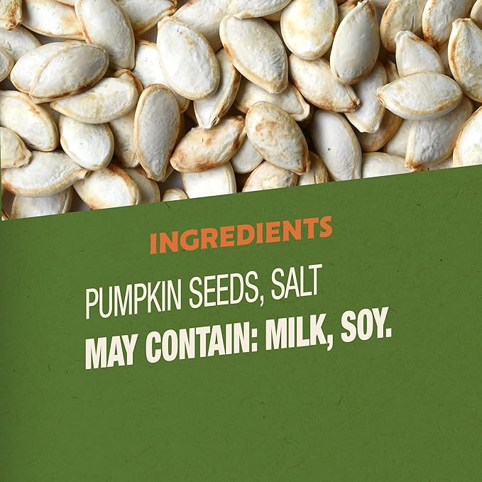 BIGS Pumpkin Seeds Simply Salted Homestyle Flavor 5 oz. (Pack of 12)