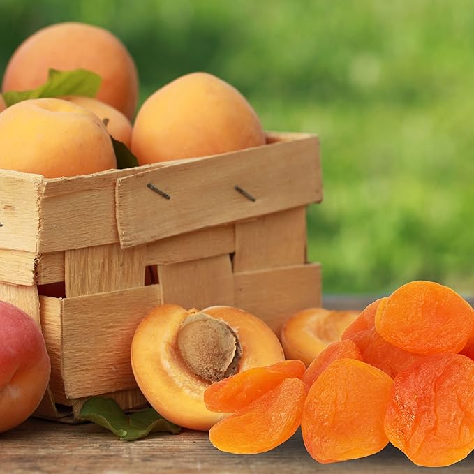 California Dried Apricots by Its Delish 10 Lbs Bulk Bag | Fancy Apricot Dried Fruit | Naturally Sweet &amp Tangy Healthy Snack No Sugar or Color Added | Vegan Kosher