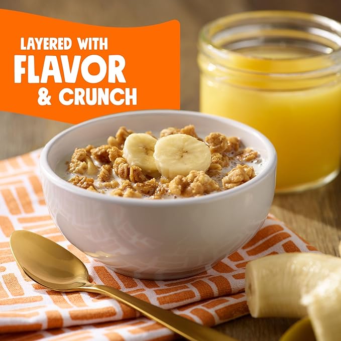 Bear Naked Granola Cereal Breakfast Snacks Peanut Butter (6 Bags)