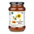 INDIGENOUS HONEY Sunflower Honey Raw Organic Natural Pure Unprocessed NMR Tested Unpasteurized Unheated 530g Glass Jar Pack of 1
