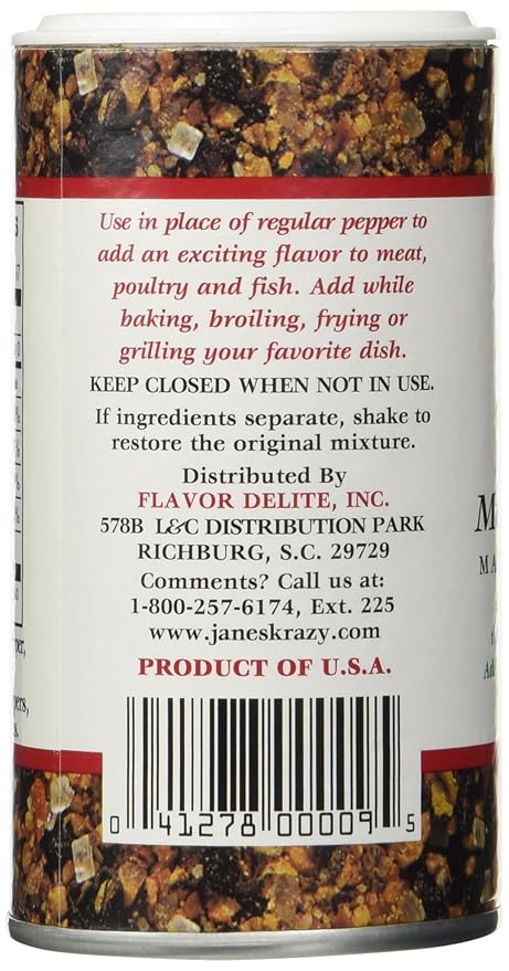Jane S Krazy Mix Up Pepper 2.5-Ounce Unit (Pack of 12)