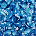 180 Count Blue Hershey's Milk Chocolate Candy Kisses Plus Exclusive Free Celebrate Stickers by Just Candy