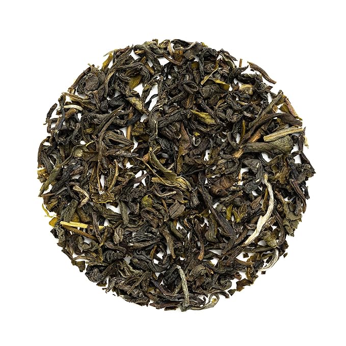 Heavenly Tea Leaves Organic Jasmine Green (50 Pyramid Tea Bags) Bulk Compostable Green Tea Sachets - 100% Plastic Free Premium Quality Whole Tea Leaves in a Convenient Tea Bag