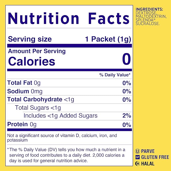 Splenda Sweetener 1200 Count 2.65 lbs (Packaging may vary)