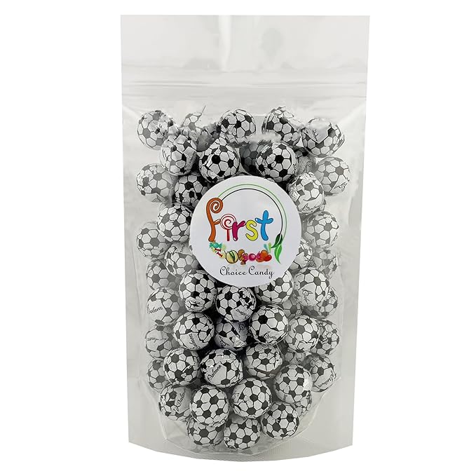 FirstChoiceCandy Milk Chocolate Foil Wrapped Balls (Soccer Balls 5 LB)