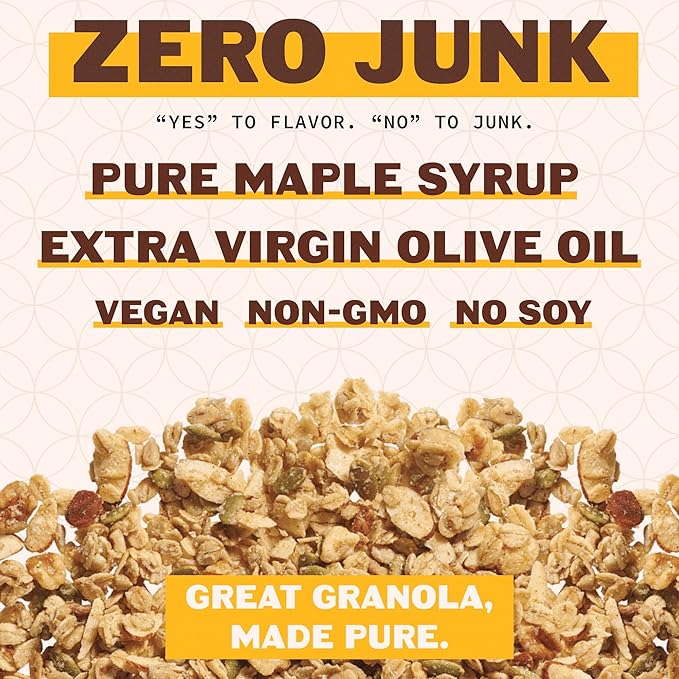Hudson Henry Granola Variety Pack for Yogurt Snacking &amp Cereal | Maple Pecan Coconut Cashew Coconut &amp Pistachio Almond Granola | Gluten Free Non-GMO Small Batch Baked | 3 Pack (12 oz Bags)