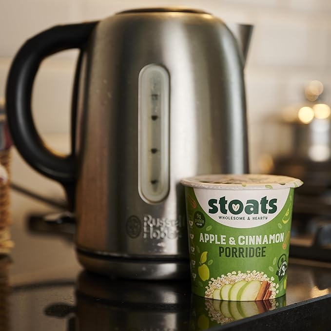 Stoats Apple and Cinnamon Porridge Pot 60 g (Pack of 16)